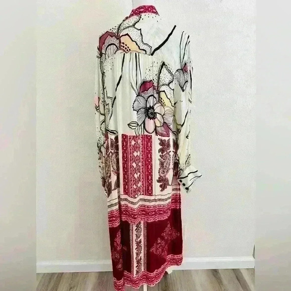 Free People C’est Moi Maxi Kimono Size Large - Picture 5 of 12